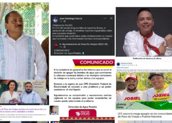 En la guerra por el poder representantes del PT y Morena dejan sin agua y sin luz a Paso de Ovejas